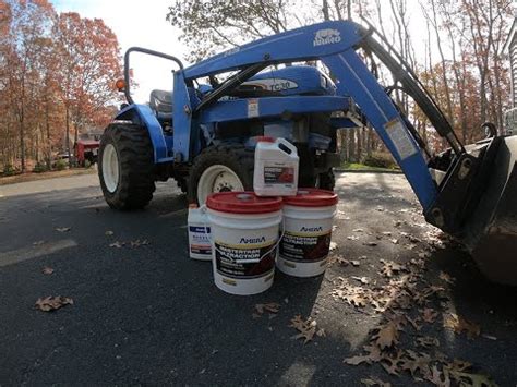 new holland hydraulic fluid change